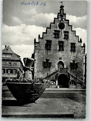 Karlstadt Rathaus Rudolf-Glauber-Brunnen