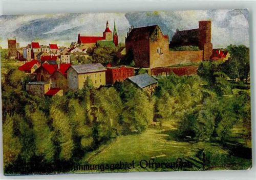 Allenstein Kirche Burg Olsztyn
