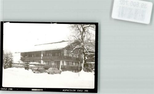Hindelang Forellenhof Winter Ort handschriftlich Foto Original aus Archiv eines Ansichtskartenverlags