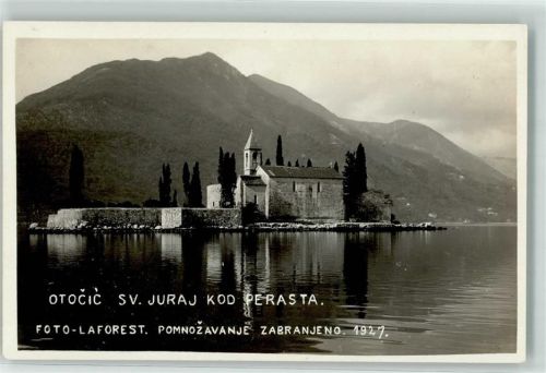 Perast Otok Sveti Juraj Benediktinerkloster