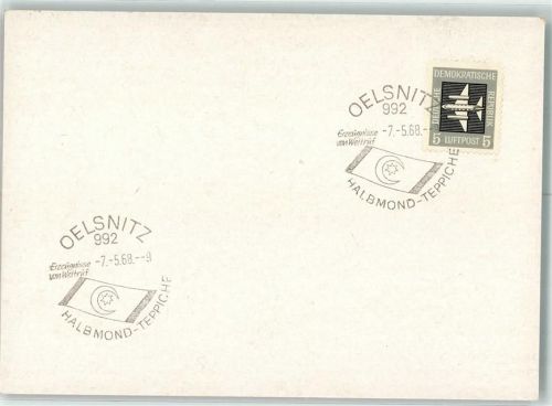 Oelsnitz Sonderstempel Halbmond Teppiche