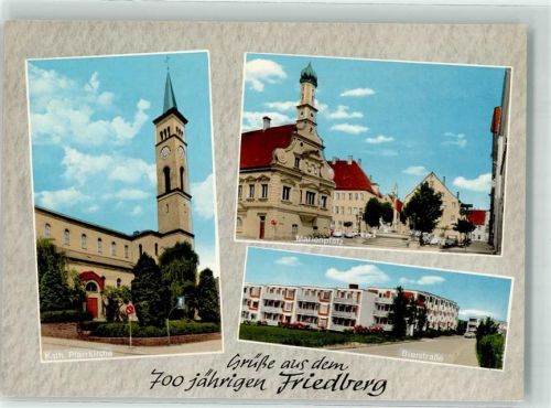 Friedberg Kath. Kirche Marienplatz Bierstrasse