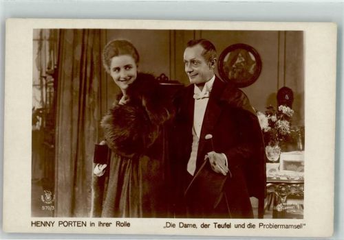 570/3 Henny Porten im Film Die Dame der Teufel und die Probiermamsel Film-Kunst