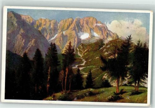 Blick vom Braunkofel auf Montaggio Karte Nr. 213 Verlag des Vereines Südmark