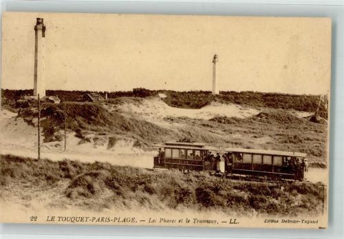 Le Touquet-Paris-Plage Straßenbahn Leuchtturm