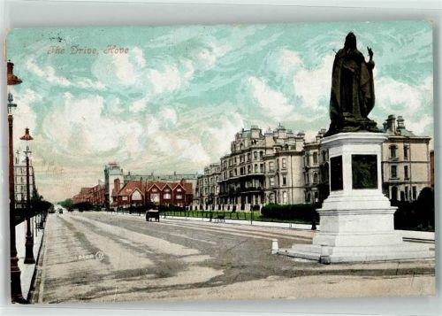 Hove 1908 Denkmal The Drive