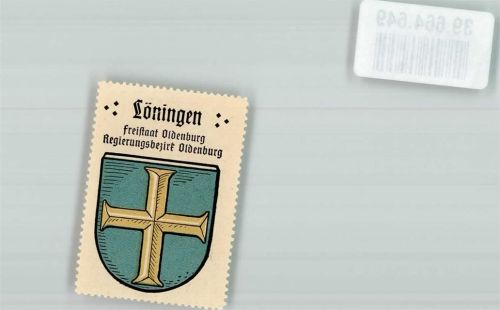 Löningen Wappensammelmarke Kaffee Hag