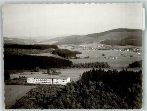 57399 W5942 Rahrbach FOTO KEINE AK Foto Original aus Archiv eines Ansichtskartenverlags Vogelschau Ort handschriftlich