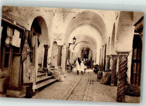 Tunis Handlung Tracht Souk el Attarine