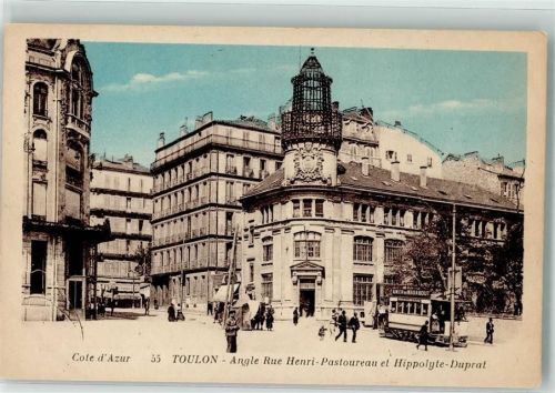 Toulon Straßenbahn Angle Rue Henri-Pastoureau