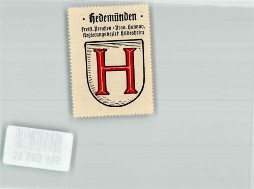 34346 W3510 Hedemünden Vignette Wappen
