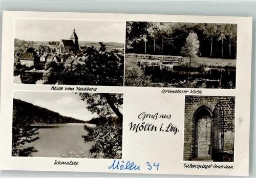 Mölln Kirche Denkmal Eulenspiegel- Grabstein