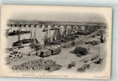 Bordeaux Hafen Eisenbahn