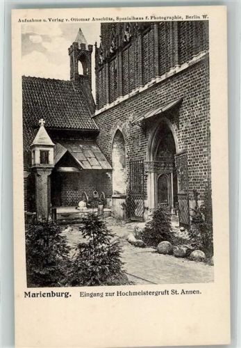 Marienburg Schloss Hochmeistergruft St. Annen