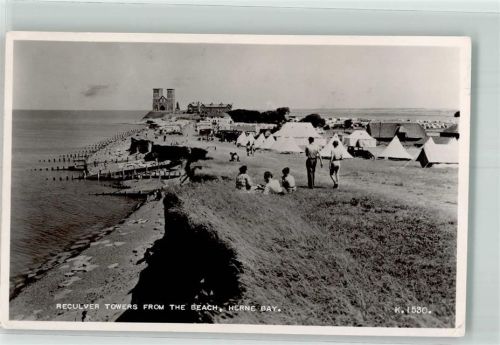Herne Bay 1952 Schwimmbad Strand