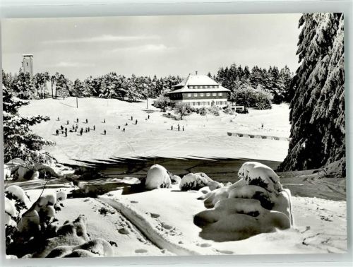 72458 W7470 Albstadt , Württ Foto AK Pension Gasthaus Nägelehaus Winter