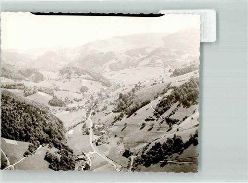 Untermünstertal Fliegeraufnahme des Tales Foto Original aus Archiv eines Ansichtskartenverlags Ort handschriftlich