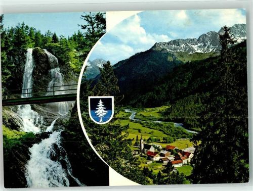 Hinterstein 1973 Zipfelsalper Wasserfall