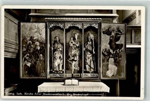 Niederweidbach Ev. Kirche Altar