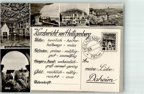 Heiligenberg Schloss Gasthaus Hohenstein Krankenhaus