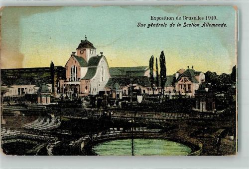 Brüssel 1910 Ausstellung 1910 Sektion Allemande