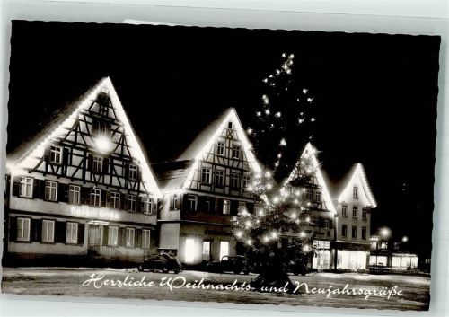 Ebingen Weihnachten Neujahr Winter Auto Untere Vorstadt