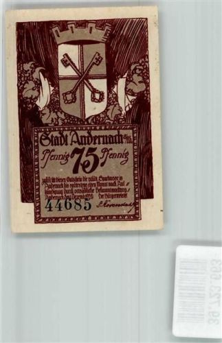 Andernach 75 Pfennig