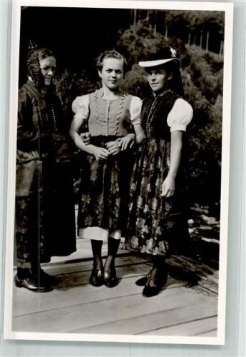 79263 W7809 Simonswald Foto AK Frauen in Tracht aus dem Simonswälder Tal
