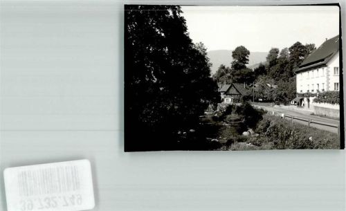 Simonswald Obertalstraße entlang der Gutach Foto Original aus Archiv eines Ansichtskartenverlags Ort handschriftlich