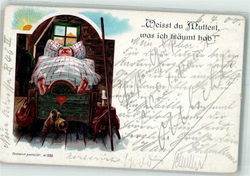 1900 Weißt du Mutter was ich geträumt hab