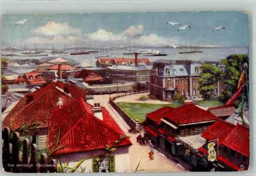 Yokohama Oilette Tuck und Sons Nr. 6463 Hafen