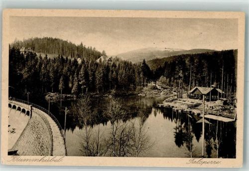 Krummhübel 1928 Talsperre Gasthaus Hüttenstempel