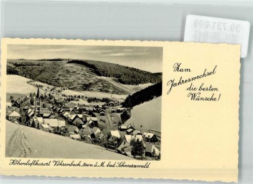 Vöhrenbach Neujahr Jahreswechsel Winter