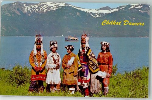 Chilkat Tänzer von Alaska Tracht Frachtschiff