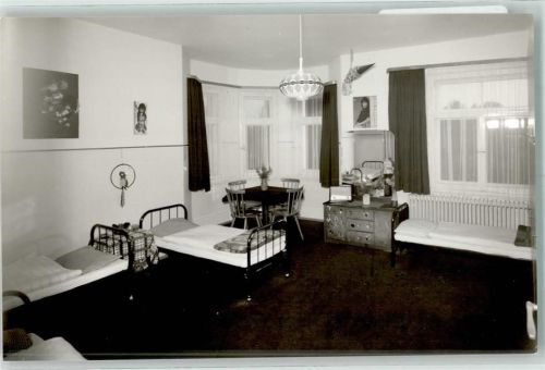 Heiligenberg Schlafraum im Kinderheim Linzer Kreis Foto Original aus Archiv eines Ansichtskartenverlags Ort handschriftlich