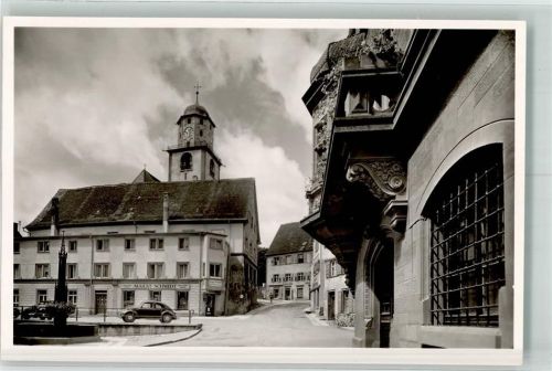 Meßkirch Marktplatz VW Käfer