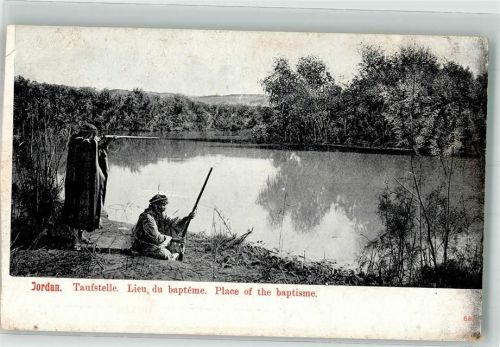 Jericho Taufstelle Jordan Tracht Gewehr Jäger