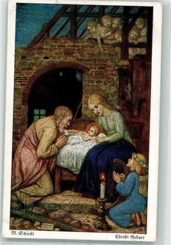1955 Krippe Christi Geburt Religion