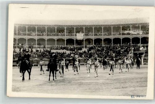 Palma 1931 Stierkampf Arena El Paseo Ort lt. Stempel