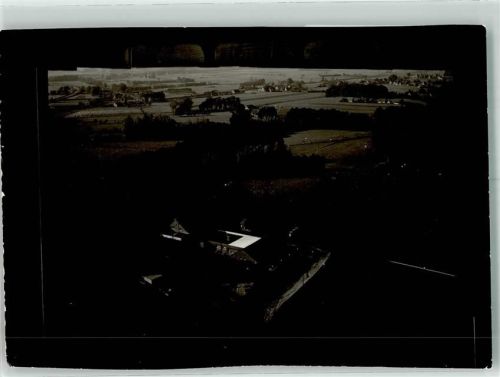 Salzbergen Fliegeraufnahme Ort handschriftlich Foto Original aus Archiv eines Ansichtskartenverlags