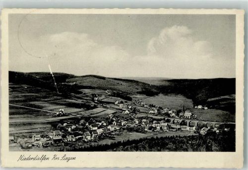 Niederdielfen 1940 Foto AK