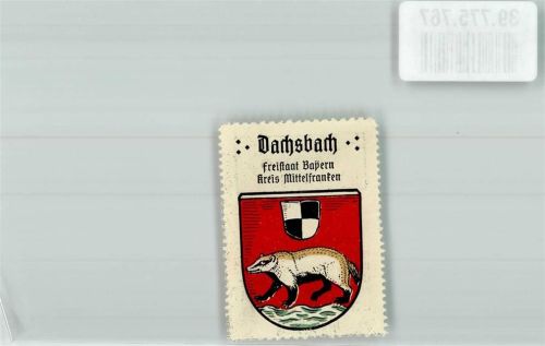 Dachsbach Freistaat Bayern Kreis Mittelfranken