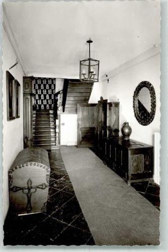 53949 W5377 Kronenburg ü. Blankenheim, Eifel FOTO KEINE AK Schloss Gasthaus Ort handschriftlich Foto Original aus Archiv eines Ansichtskartenverlags