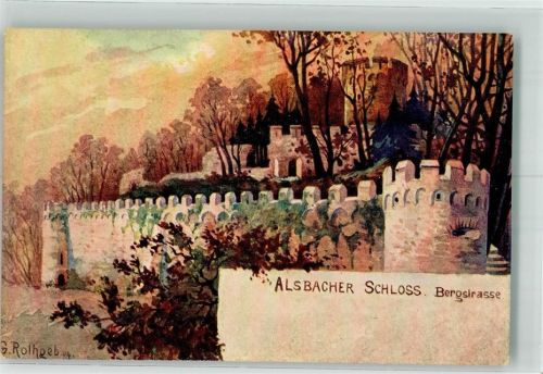 Alsbach Schloss sign. Rothgeb