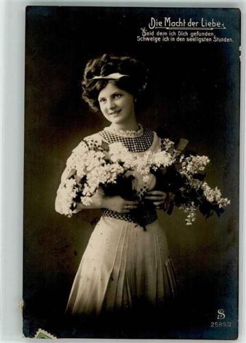 1910 Frau Spruch Die Macht der Liebe SFF Nr.2589-2