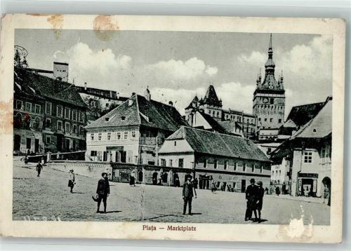 Sighisoara 1925 Marktplatz
