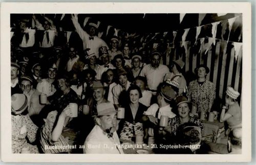 Bockbierfest a. Bord D. Tanganjika Gruppenfoto