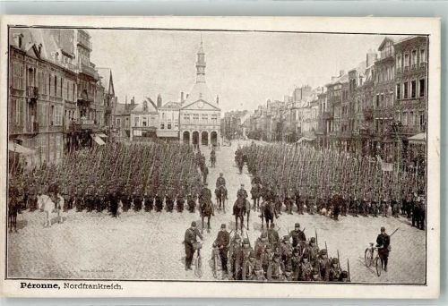 Peronne 1915 Feldpost WK I Uniform