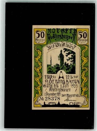 Recklinghausen 1922 50 Pfennig