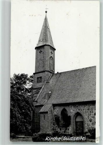 Schönwalde Kirche Ort handschriftlich Foto Original aus Archiv eines Ansichtskartenverlags